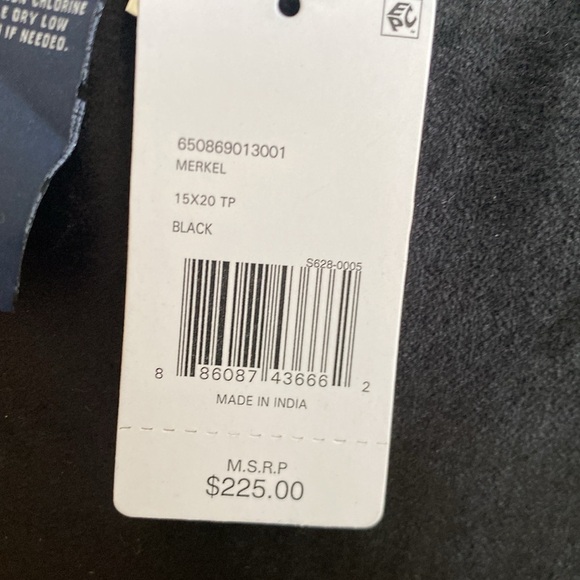 Ralph Lauren Merkel Home Collection Black Velvet throw pillows NWT $225 - Picture 6 of 7